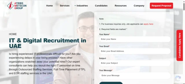 Top IT Recruitment Agency Dubai: Best Partners for Hiring 11 Atribs Metscon Group IT Recruitment Companies in Dubai